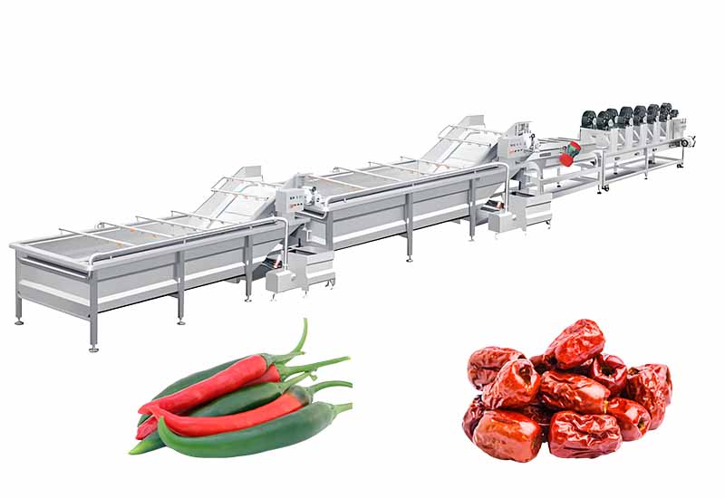 Jujube Cleaning And Air Drying Line