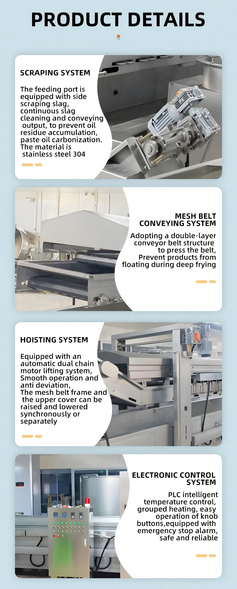 Industrial Continuous Fryer