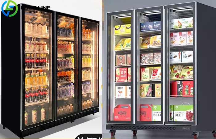 Commercial 3 Door Display Fridge for Businesses