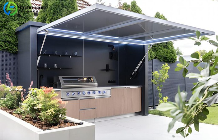 Modular Outdoor Kitchen for Commercial & Backyard Use