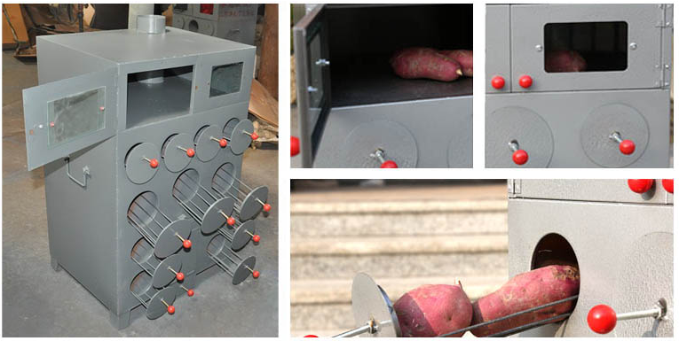 Commercial Sweet Potato Roasting Machine | Charcoal & Wood Roaster