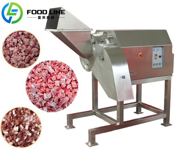Commercial 3D Frozen Meat Dicer | Uniform Frozen Meat Cutting