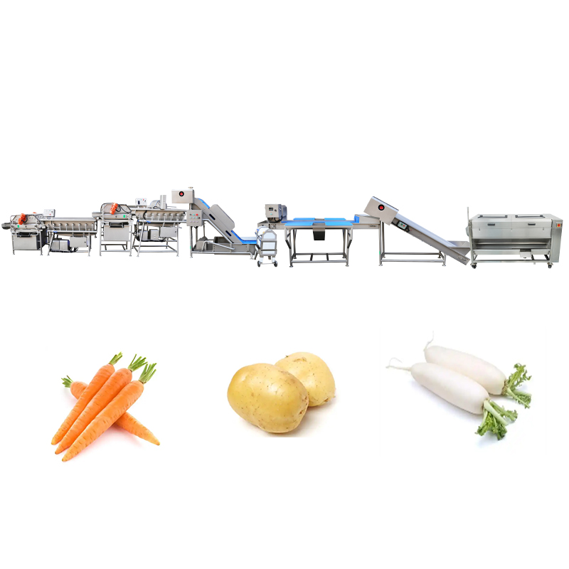 Central Kitchen Clean Vegetable Processing Line - Full Automatic Food Processing Equipment