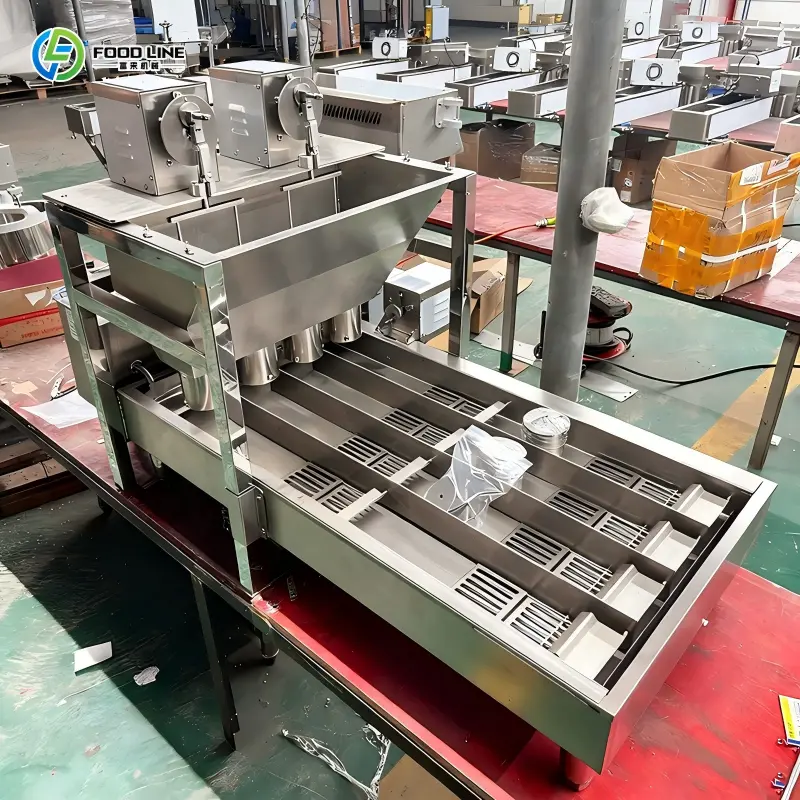 Commercial automatic donut machine side view