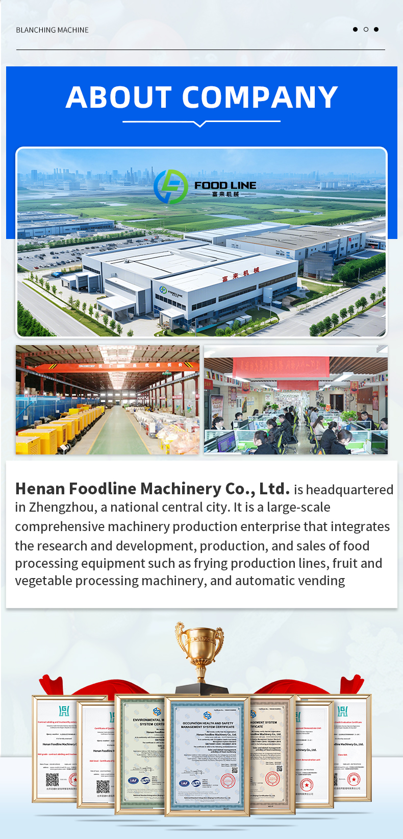 Blanching Machine Company