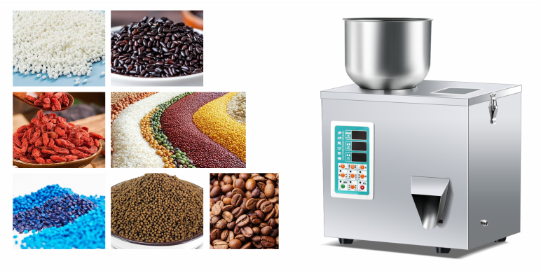 1-100g Automatic Particle Filling Machine | Small Granule Weighing Packing Equipment