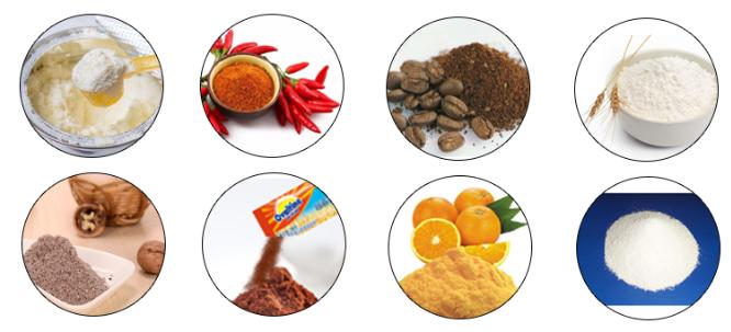 Applicable powder materials for FS-420 packaging machine