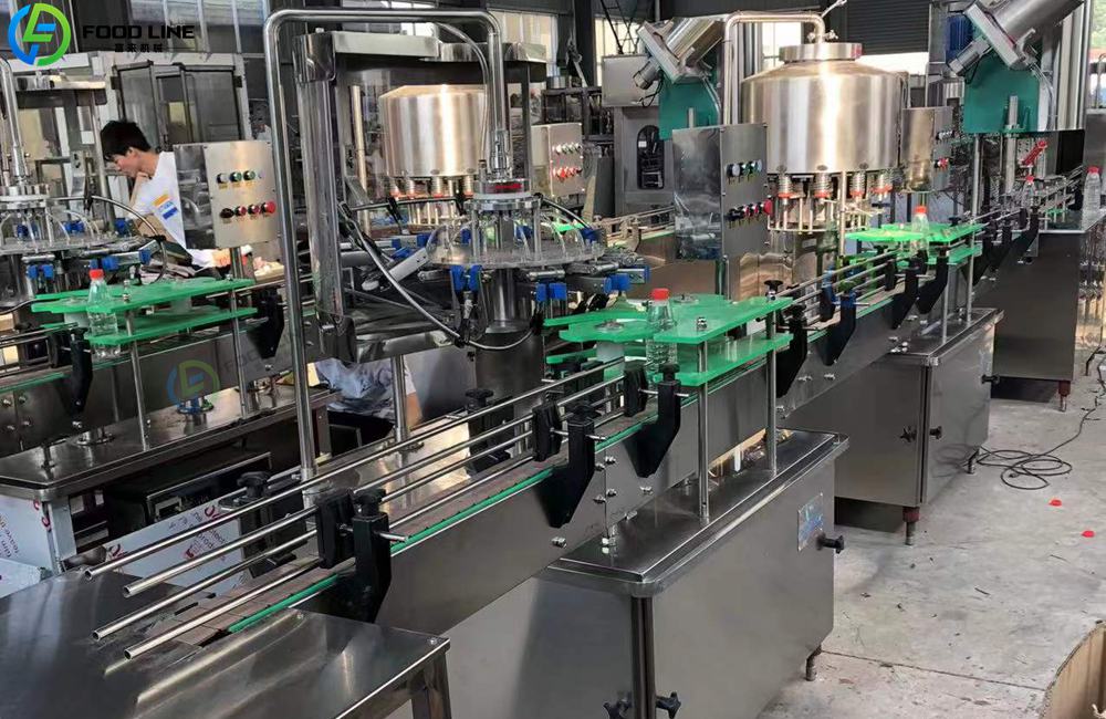 3-in-1 bottle rinsing filling capping monoblock